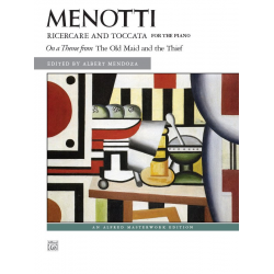 Menotti Ricercare And Toccata (piano) - Gian Carlo Menotti