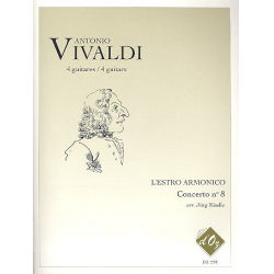 L'estro armonico op.3,8 RV522 pour 4 guitares - Antonio Vivaldi