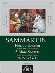 Noch 3 Sonaten -Giuseppe Sammartini