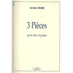 3 pièces pour alto et piano - André Isoir