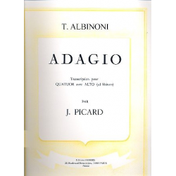 Adagio sol mineur pour 2 violons, - Tomaso Albinoni