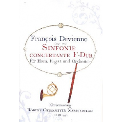 Sinfonie concertante F-Dur für Horn, Fagott und - Francois Devienne
