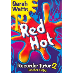 Red hot Recorder Tutor vol.2 - Sarah Watts
