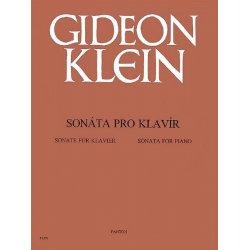 SONATE (1943) : FUER KLAVIER - Gideon Klein