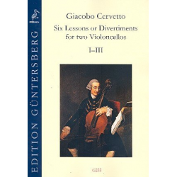 6 Lessons op.4 vol.1 (nos.1-3) - Giacomo Bassevi Cervetto