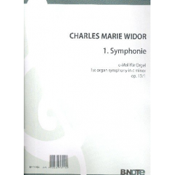 Sinfonie c-moll Nr.1 op.13,1 für Orgel - Charles-Marie Widor