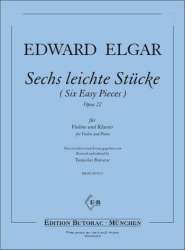 6 leichte Stücke op.22 für Violine und Klavier - Edward Elgar