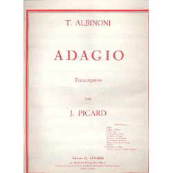 Adagio pour saxophone alto et - Tomaso Albinoni