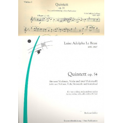 Quintett op.54 für 2 Violinen, Viola, - Louise Adolpha Le Beau
