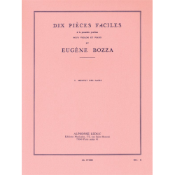 MENUET DES PAGES : POUR VIOLON ET - Eugène Bozza