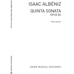 Sonata no.5 op.82 for piano - Isaac Albéniz
