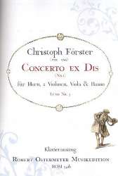Concerto ex Dis nr.1 für Horn und Streicher - Christoph Förster
