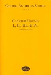 Clavierübung 1-4 24 Präludien - Georg Andreas Sorge