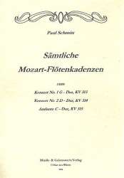 Kadenzen zu den Konzerten KV313-315 - Wolfgang Amadeus Mozart