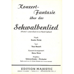 Schwalbenlied: für Salonorchester - Gustav Kneip