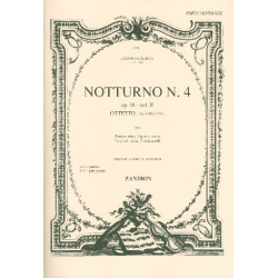 Notturno Nr.4 op.38,2 G470 für Flöte (Oboe), - Luigi Boccherini