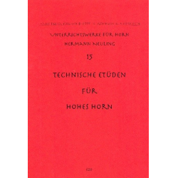 15 technische Etüden -Hermann Neuling