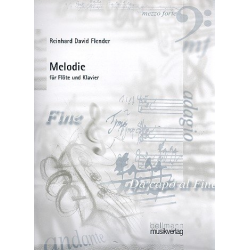 Melodie für Flöte und Klavier - Reinhard David Flender