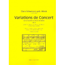 Variations de concert sur la Cavatine du Pirate de Bellini op.8 - Clara Schumann