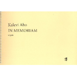 In memoriam for organ - Kalevi Aho