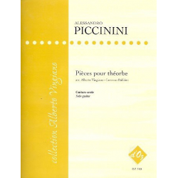 Pièces pour théorbe pour guitar - Alessandro Piccinini
