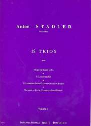 18 trios vol.1 (nos.1-5) pour - Anton Stadler