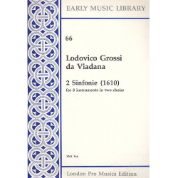 2 sinfonie (1610) for 8 instruments - Lodovico Grossi da Viadana