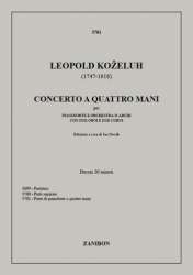 Concerto per pianoforte a 4 mani, - Leopold Anton Kozeluch