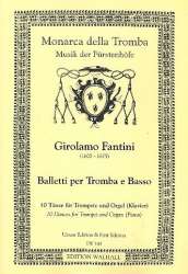 Balletti per tromba e basso 10 Tänze - Franco Fantini