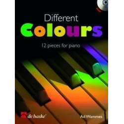 Different Colours (+CD) for piano - Ad Wammes
