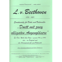 Duett mit 2 obligaten Augengläsern WoO32 - Ludwig van Beethoven