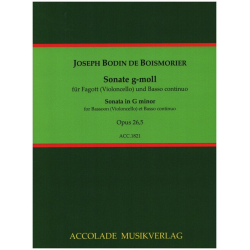 Sonate g-Moll op.26,5 - Joseph Bodin de Boismortier