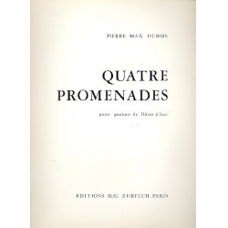4 Promenades pour quatuor - Pierre Max Dubois