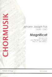 Magnificat für Soli, gem Chor, - Johann Joseph Fux