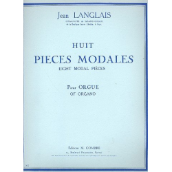 8 pièces modales: pour orgue - Jean Langlais