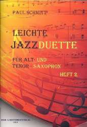 Leichte Jazzduette Band 2: für 2 Saxophone (AT) - Paul Schmitt