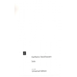 SOLO : FUER MELODIEINSTRUMENT MIT - Karlheinz Stockhausen