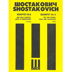 Streichquartett G-Dur Nr.6 op.101 - Dmitri Shostakovitch / Schostakowitsch