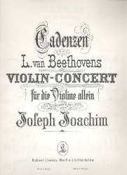 Kadenzen zum Konzert D-Dur op.77 - Joseph Joachim