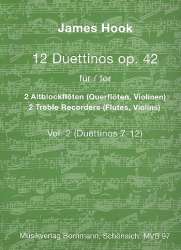 12 Duettinos op.42 Band 2 (Nr.7-12) - James Hook