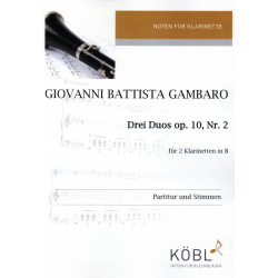 Duo op.10,2 -Giovanni Battista Gambaro