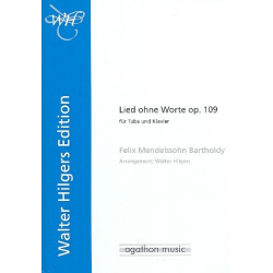 Lied ohne Worte op.109 für Tuba und Klavier - Felix Mendelssohn-Bartholdy