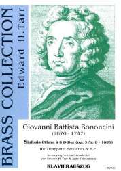 Sinfonia ottava à 6 D-Dur op.3,8 für Trompete, Streicher und Bc - Giovanni Bononcini