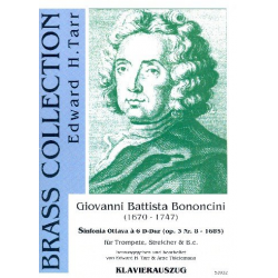 Sinfonia ottava à 6 D-Dur op.3,8 für Trompete, Streicher und Bc -Giovanni Bononcini