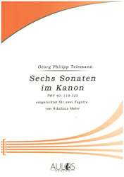 6 Sonaten im Kanon TWV: 118-123 - Georg Philipp Telemann