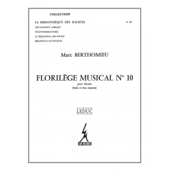 BERTHOMIEU : FLORILEGE MUSICAL N010 - Marc Berthomieu