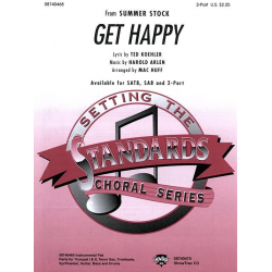 Get Happy - Harold Arlen / Arr. Mac Huff