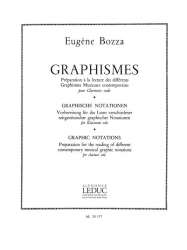 GRAPHISMES : POUR CLARINETTE SEULE - Eugène Bozza