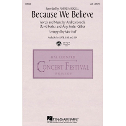 Because We Believe - David Foster / Arr. Mac Huff