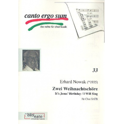 2 Weihnachtschöre für gem Chor - Erhard Nowak